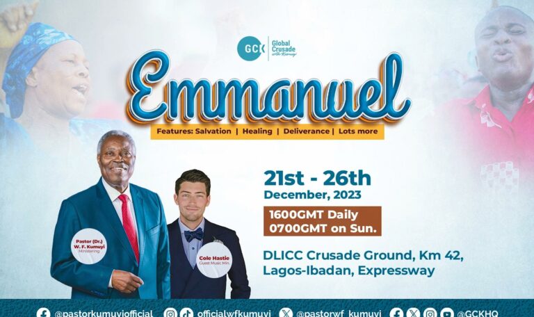 Emmanuel, the Mountain Moving God with Goodness